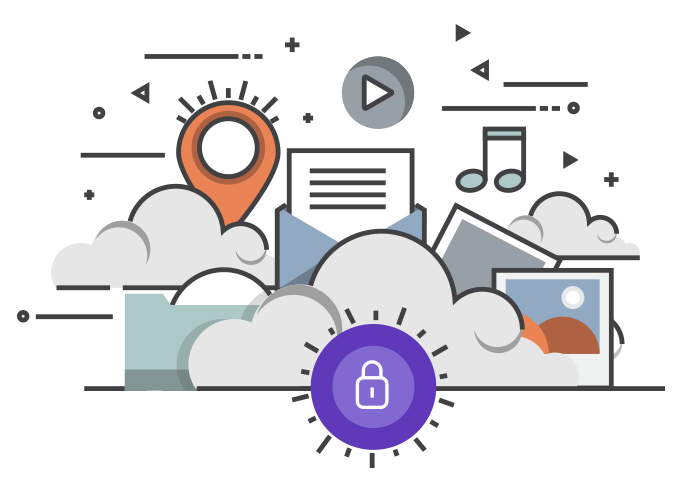 Cloud Data Storage Security Infographic - Avada Sports Cloud Data Storage Security Infographic